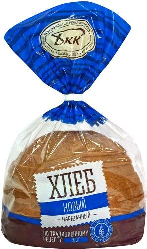 Хлеб Булочно-кондитерский комбинат Новый подовый в нарезке 300 г