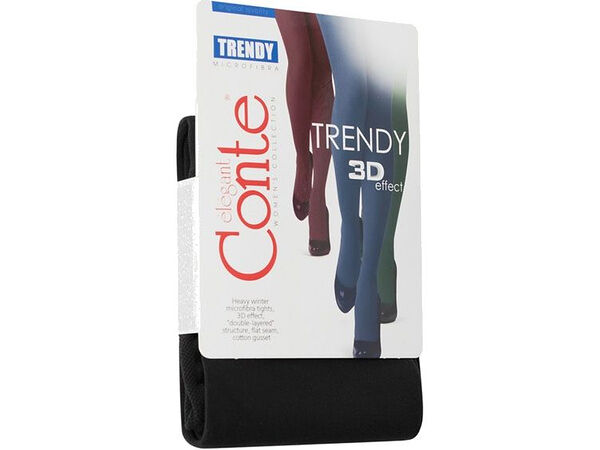 Колготки женские Conte Trendy цвет: черный размер: 3, 150 den