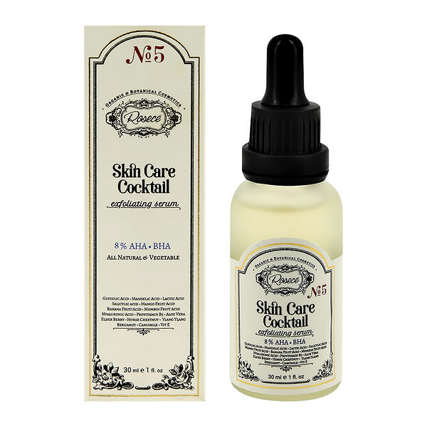Сыворотка для лица `ROSECE` отшелушивающая 8% AHA и BHA 30 мл