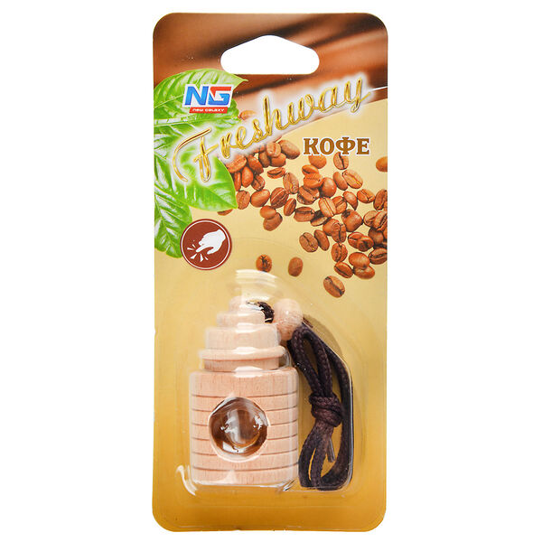 New galaxy ароматизатор подвесной freshway, кофе