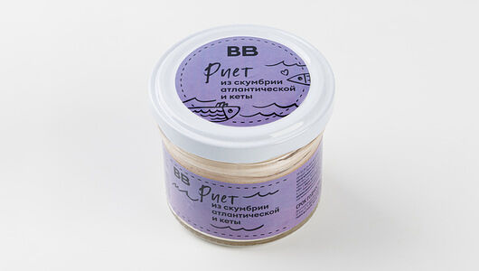 Риет из скумбрии атлантической и кеты