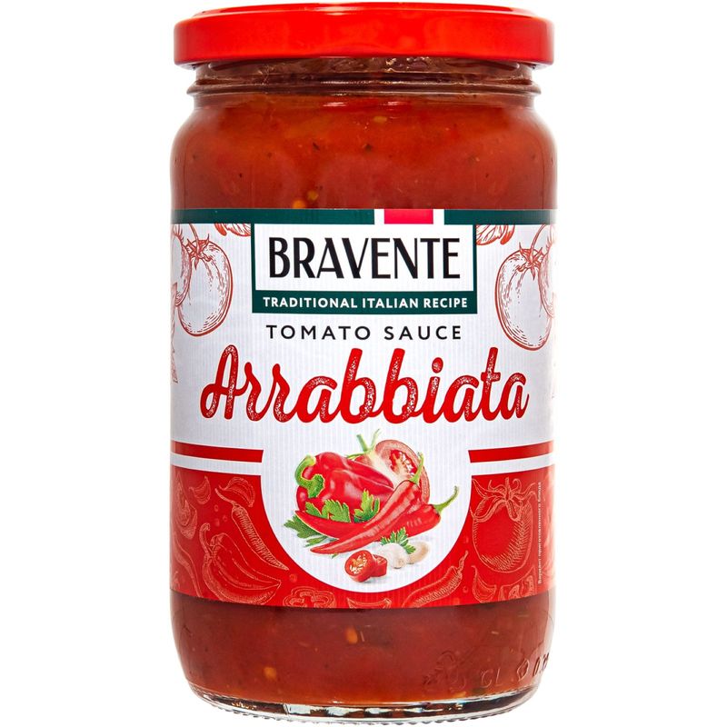 

Соус Bravente Arrabbiata томатный 360 г