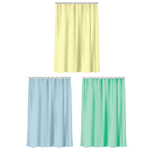 Шторка для ванной 180x180 см ПЕВА 3 цвета в ассортименте