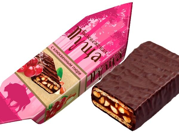 Конфеты Беловежская пуща с клюквенным пюре 520г