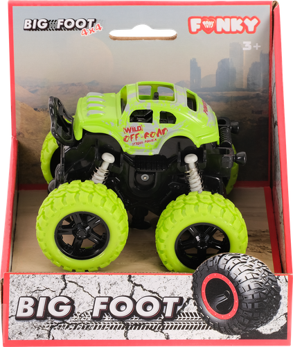 

Игрушка инерционная FUNKY TOYS Машинка 4х4, зеленая