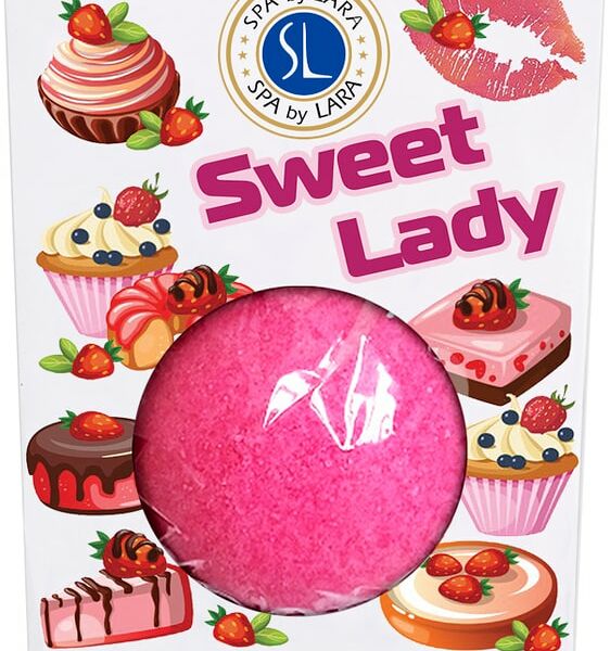Соль шипучая для ванн Spa by Lara Sweet Lady клубника 140г