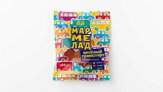 Мармелад жевательный Весёлый транспорт