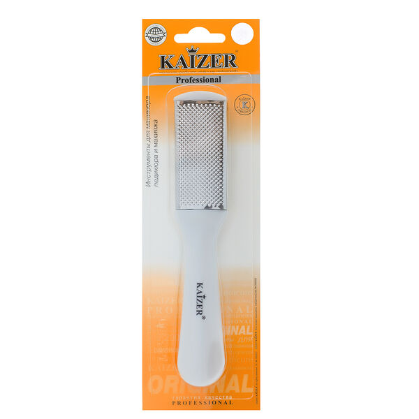 Терка Kaizer педикюрная, металлическая, цветная