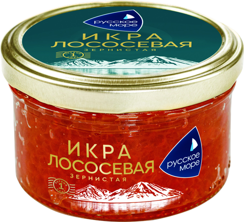 

Икра лососевая Русское море горбуша, зернистая 160 г