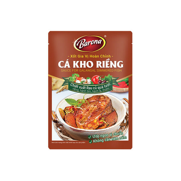 Маринад (соус) для рыбы с галангалом Barona, 80 г