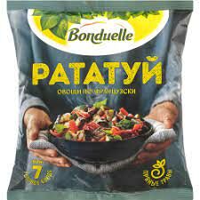 Овощная смесь быстрозамороженная Bonduelle Овощи по-французски Рататуй 400г