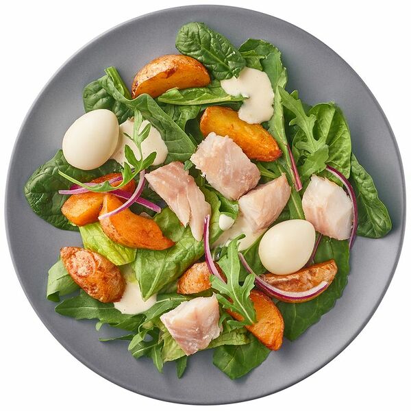 Салат с копчёным окунем и мини-картофелем в скандинавском стиле Шеф Перекрёсток, 185г