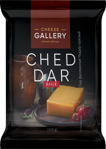 

Сыр чеддер Cheese Gallery красный 50% БЗМЖ 200 г