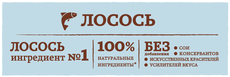 

Сухой корм Nature’s Table для взрослых кошек, Лосось 1.1 кг