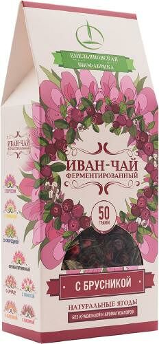 Напиток Емельяновская Биофабрика Иван-чай с брусникой