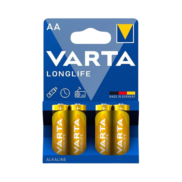 Батарейка Varta Longlife Mignon 1.5V LR6/AA 4 шт