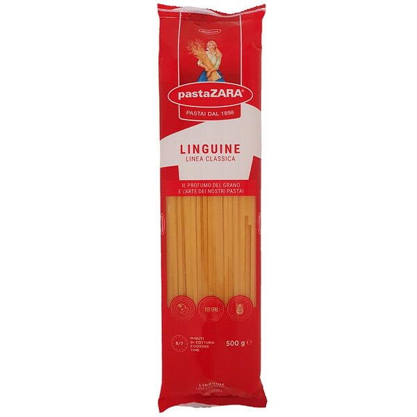 Макаронные изделия грА из твердых сортов пшеницы Pasta Zara linguine 500г