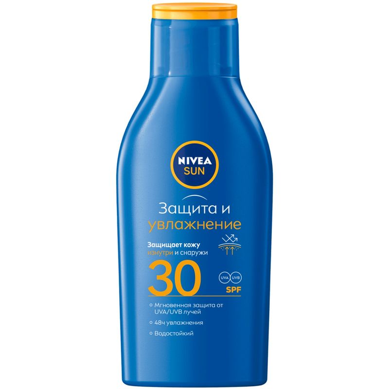 

Лосьон солнцезащитный Nivea Sun Защита и увлажнение SPF 30 100 мл