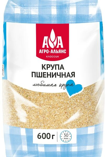 Крупа Агро-Альянс Пшеничная 600г