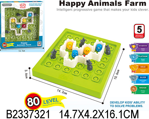 Игра настольная Волки и свиньи арт. 2337321-R168-1