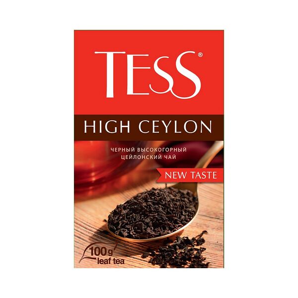 Чай Tess High Ceylon цейлонский черный байховый 100г