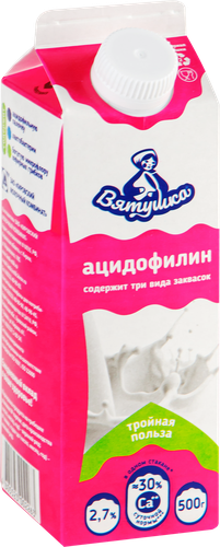 

Ацидофилин Вятушка 2.7% 500 мл