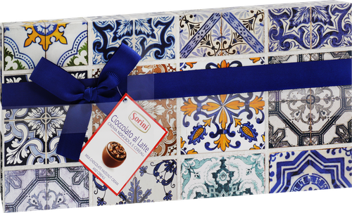 

Конфеты Sorini Maja maiolica из молочного шоколада с ореховой начинкой и хрустящими хлопьями, 270 г