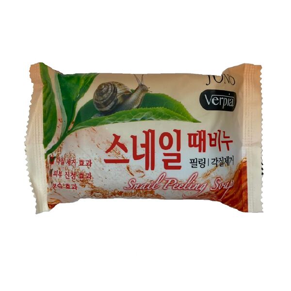 Мыло Juno пилинг с экстрактом улитки