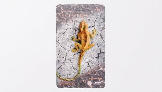 Ящерица тянущаяся из мягкой резины в ассортименте