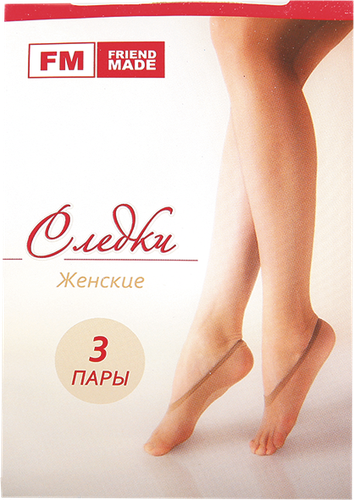 

Следки жен FM FRIEND MADE 3 пары