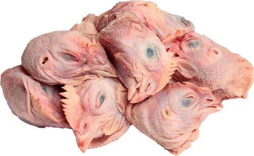 Головы цыплят-бройлеров замороженные