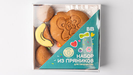 Набор из пряников Вкусвилл львенок для творчества, 200г