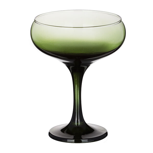 By collection бокал для шампанского 270 мл, 9,5х13,2 см, стекло, оливковый