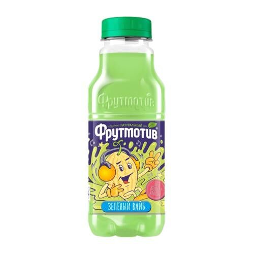 Напиток Фрутмотив Зеленый вайб сокосодержащий дыня-апельсин, 0.5 л