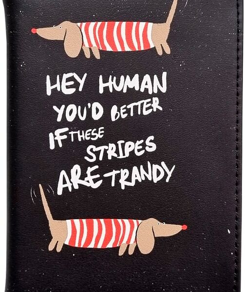 Обложка для паспорта Be Smart Hey human Таксы 10*13.5см