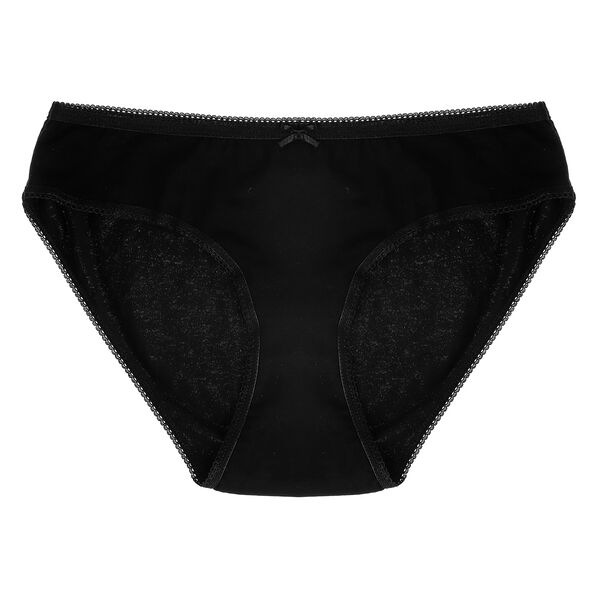 Minimi basic трусы-слипы женские, р-р: 44, 95% хлопок, 5% эластан, черные, bo221