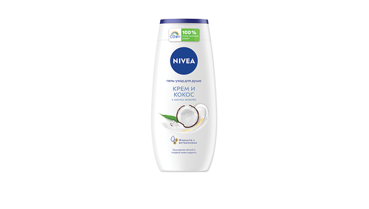 Гель-уход для душа Nivea Крем и кокос