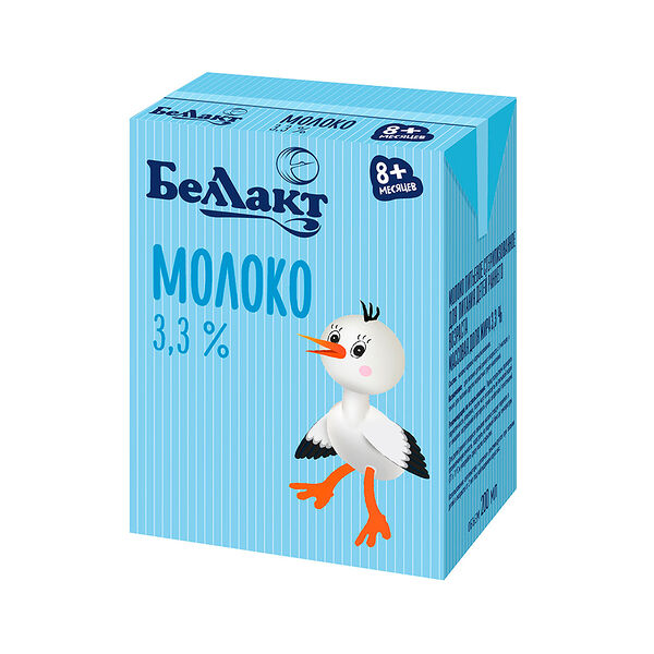Молоко питьевое стерилиз д/пит дет ран возр 3,3% 0,2л ТBА