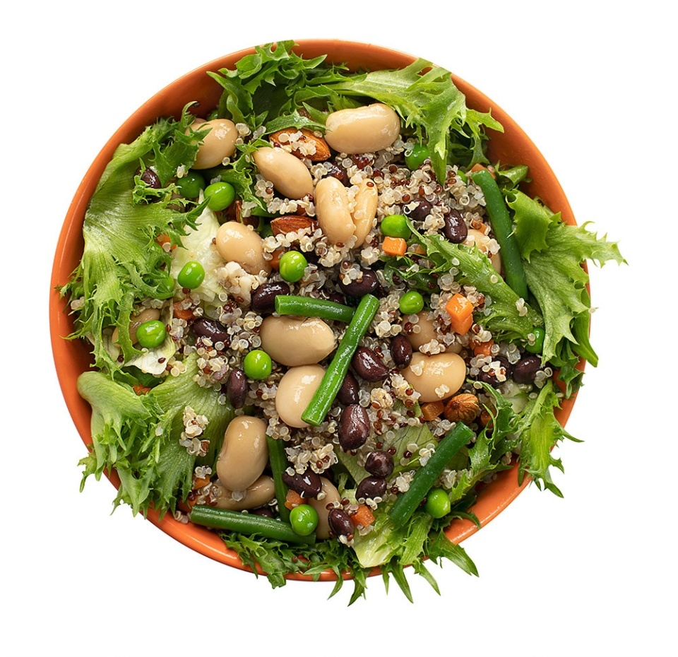 

Салат-боул Уже Готово с киноа черной фасолью и зеленым горошком 200 г