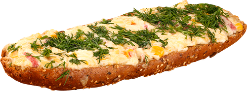 Горбушка с кукурузой и ветчиной Лента Fresh вес до 1 кг