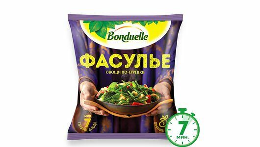 Овощная смесь Bonduelle Фасулье по-турецки,замороженная, 400г