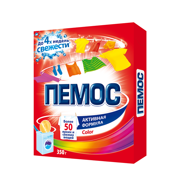 Стиральный порошок Пемос Color Активная формула автомат, 350 г