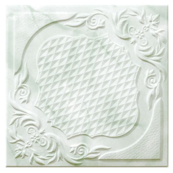 Плитка потолочная экструдированная СОЛИД Агат, 50х50см, изумрудная, 8шт