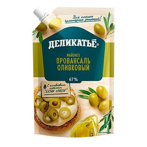 Майонез DELIKAT'E Провансаль Оливковый 67% 400 г