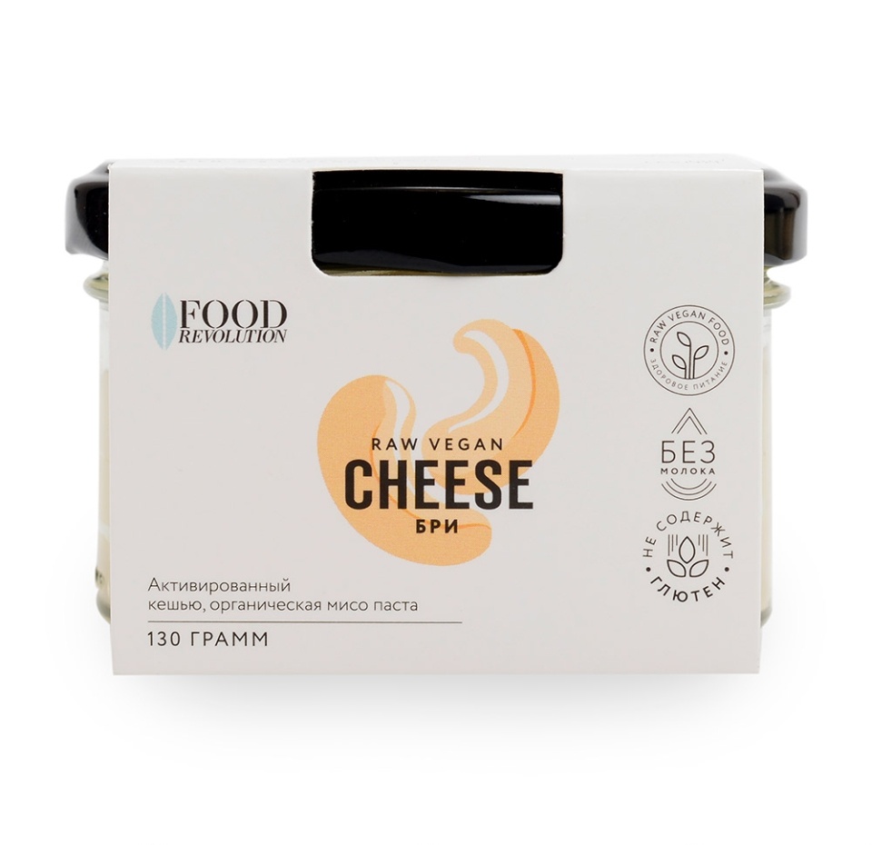 

Сыр веганский Food Revolution Raw Vegan Cheese мягкий бри 130 г