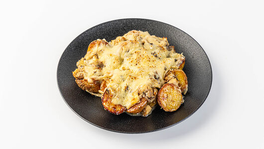 Жаркое из картофеля с грибами, курицей и сливочным соусом 340 г