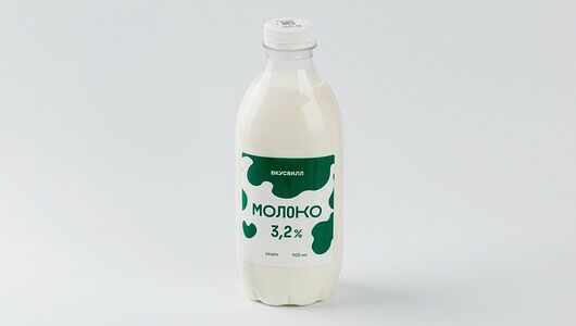 Молоко 3,2% в бутылке