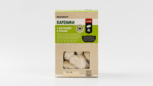 Вареники с картофелем и грибами