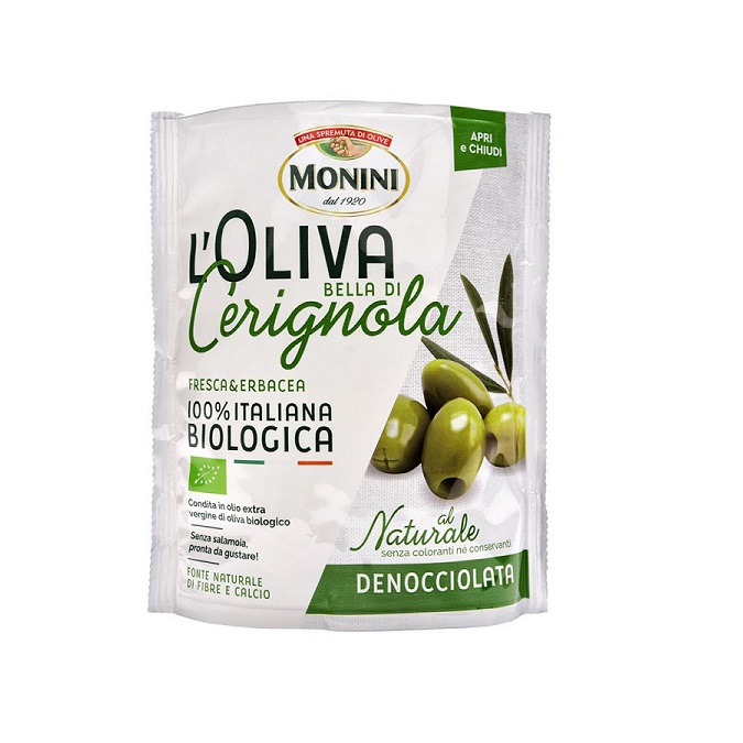 

Оливки Monini Bella di Cerignola зеленые без косточки 150 г