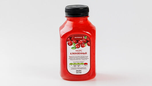 Морс клюквенный 0,33, кафе